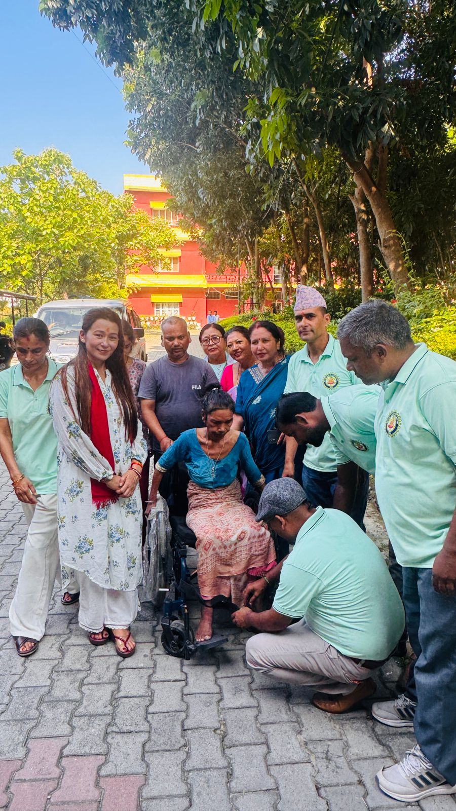 Wheel Chair Distribution on Charter Day