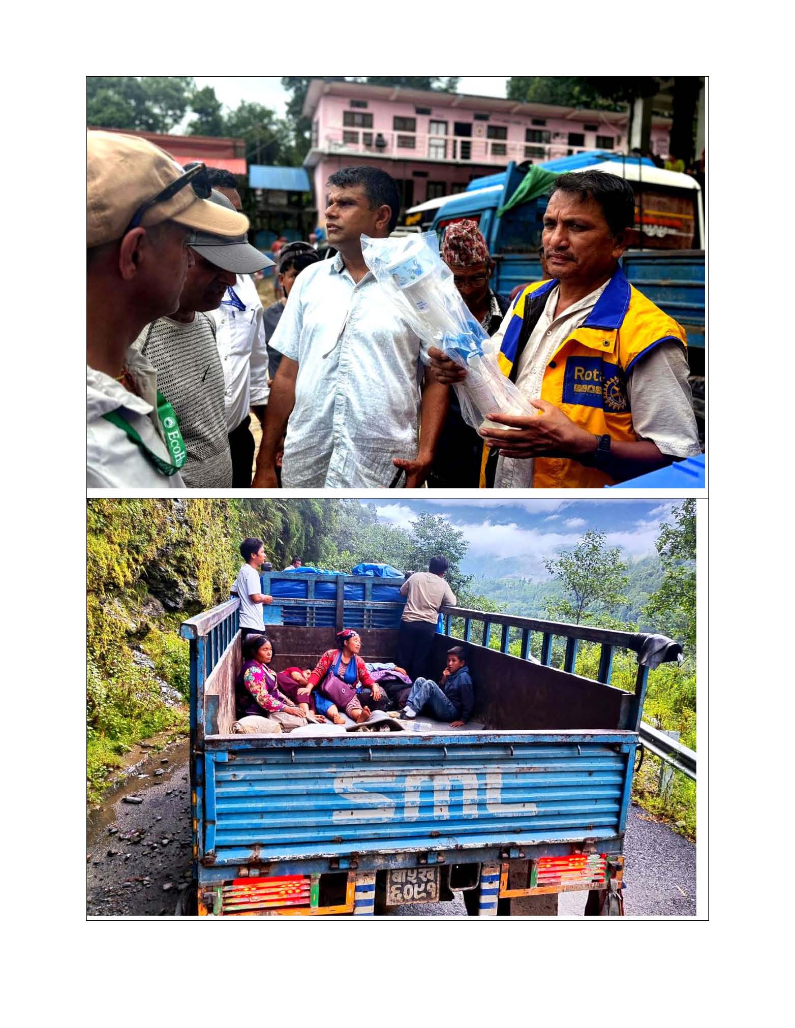 Bhotekoshi-Trishuli Mega Flood (River Tsunami) Relief Materials Distribution at Uttargaya RM Rasuwa