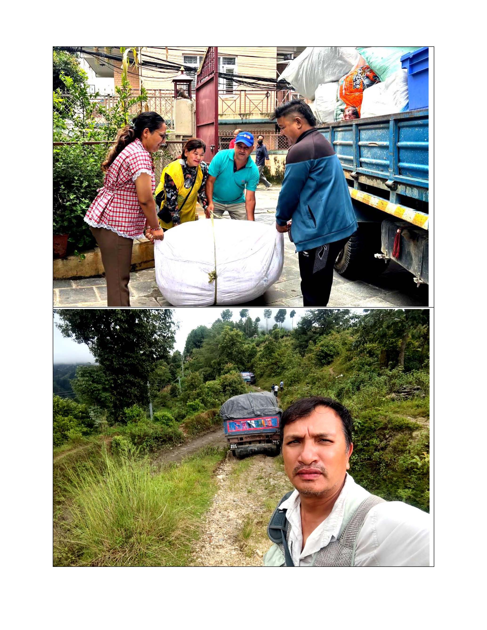 Bhotekoshi-Trishuli Mega Flood (River Tsunami) Relief Materials Distribution at Uttargaya RM Rasuwa