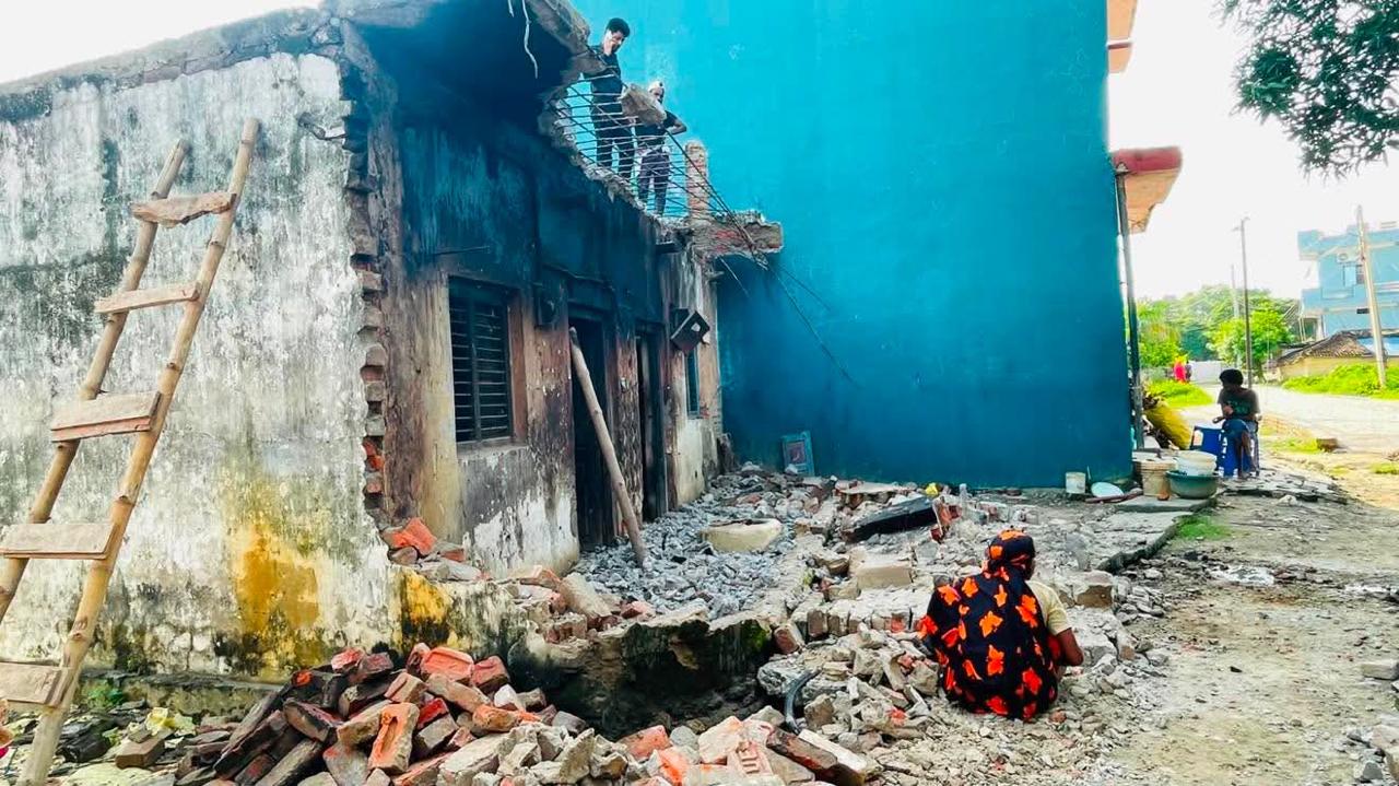 Donation For Burnt House Building Family